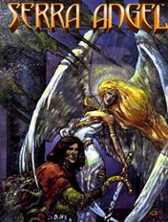 Serra Angel on the World of Magic: The Gathering